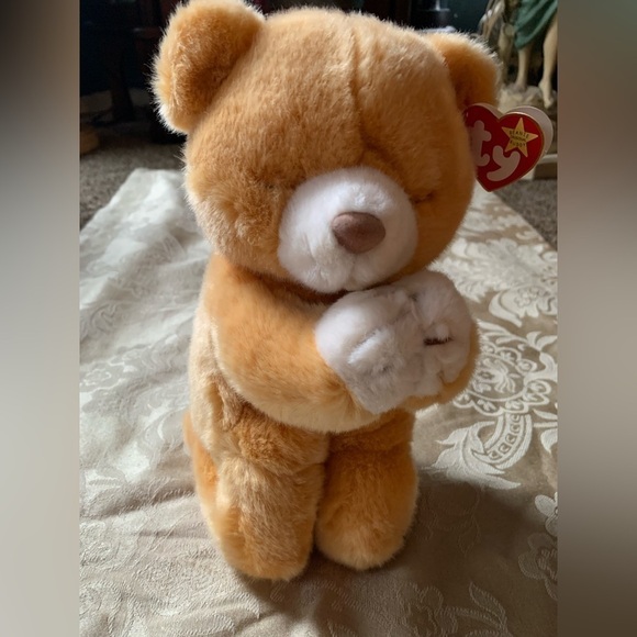 Ty The Beanie Buddies Collection "Hope" Praying Bear (1999) - Picture 1 of 6